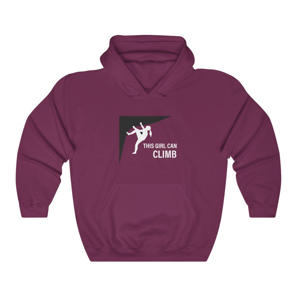 This Girl Can Climb Hooded Sweatshirt